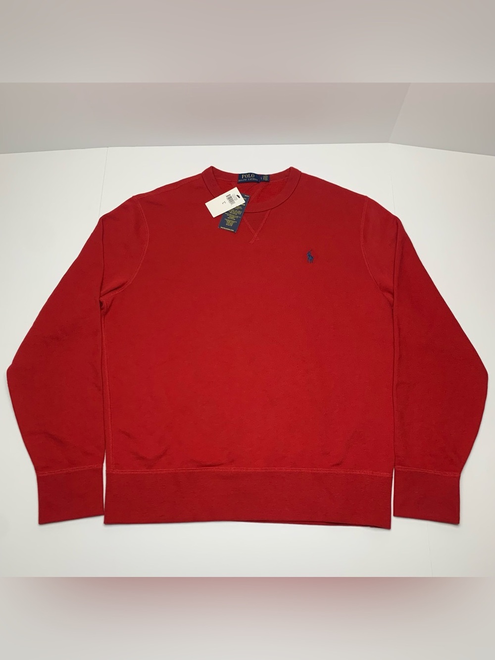 Polo Ralph Lauren Crewneck Sweatshirt Blue Pony Mens Size Large Brand New
